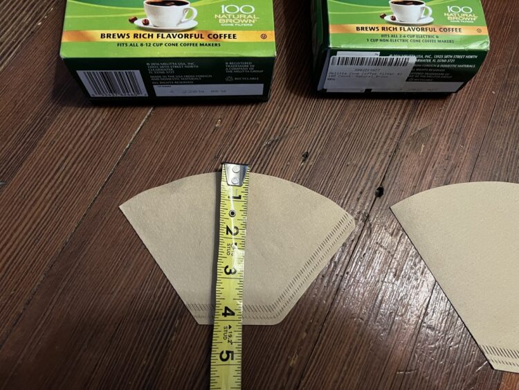 What's the difference between 2 and 4 coffee filters?