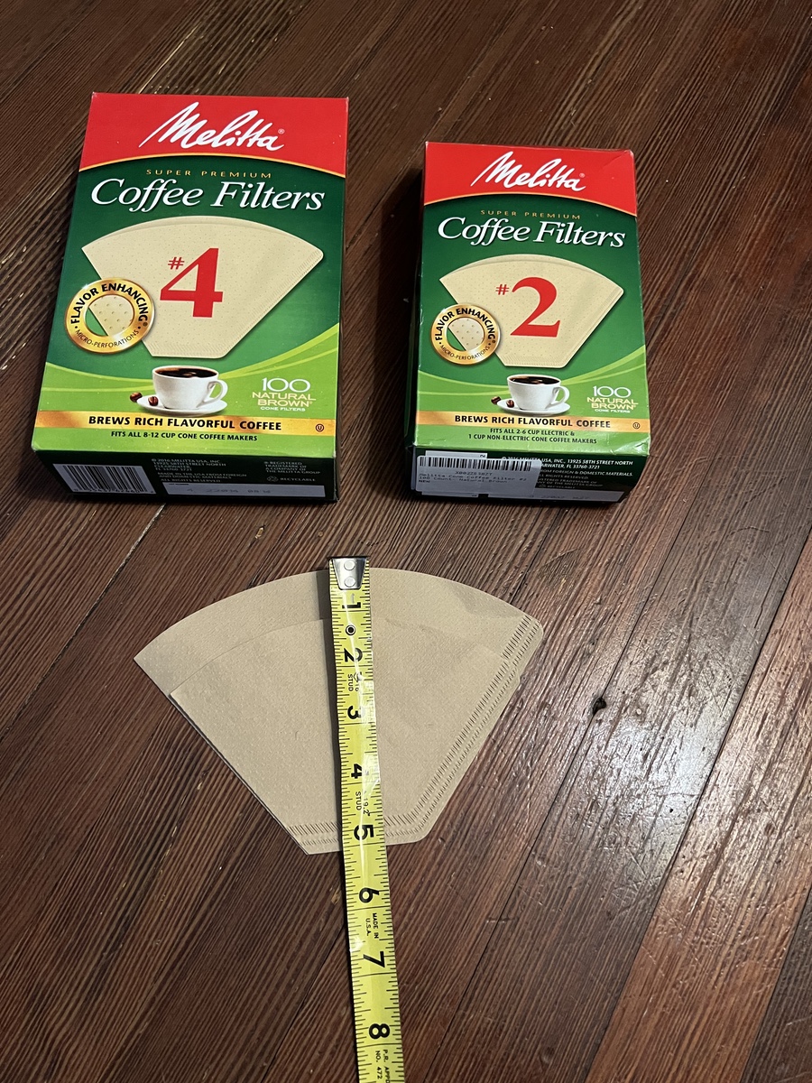 What's the difference between 2 and 4 coffee filters?