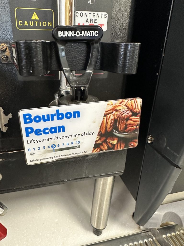 TA Bourbon Pecan coffee