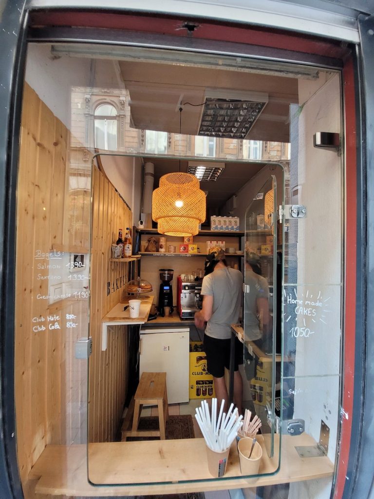 Kazinczy coffee shop stand