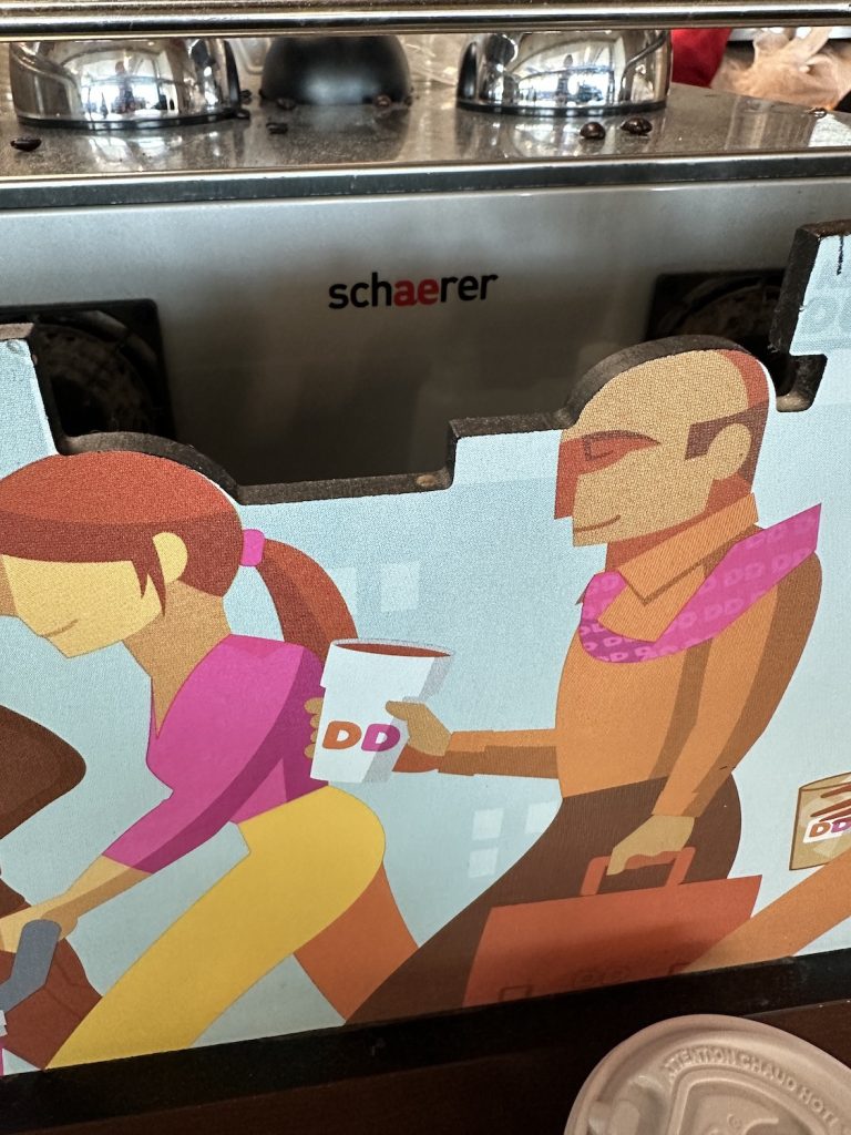 Dunkin' Donuts espresso machine by Schaerer