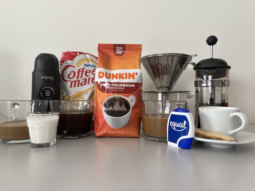 dunkin 100 percent columbian ground coffee