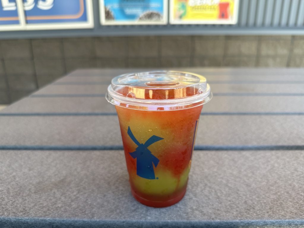 Dutch Bros shark attack rebel energy drink