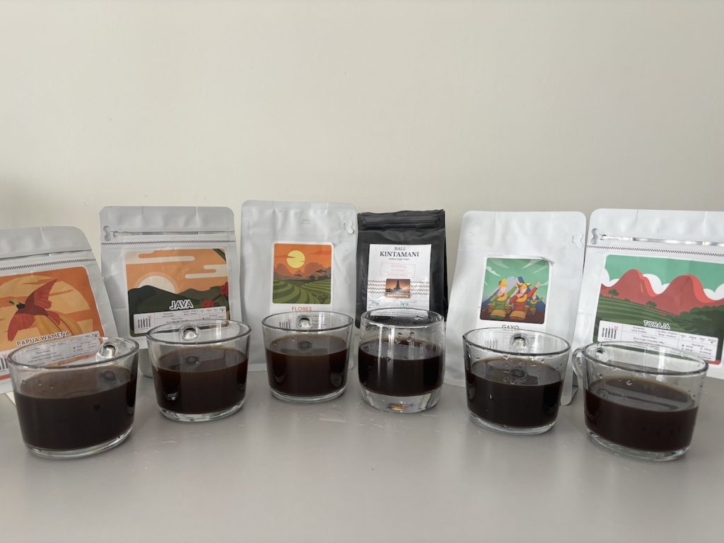indonesian single origin coffees compared side by side