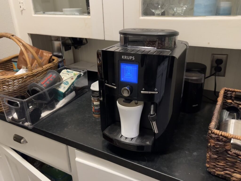 Krups super automatic coffee maker
