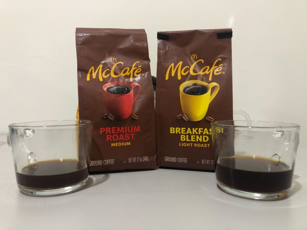 McCafe Breakfast Blend vs McCafe Premium Roast