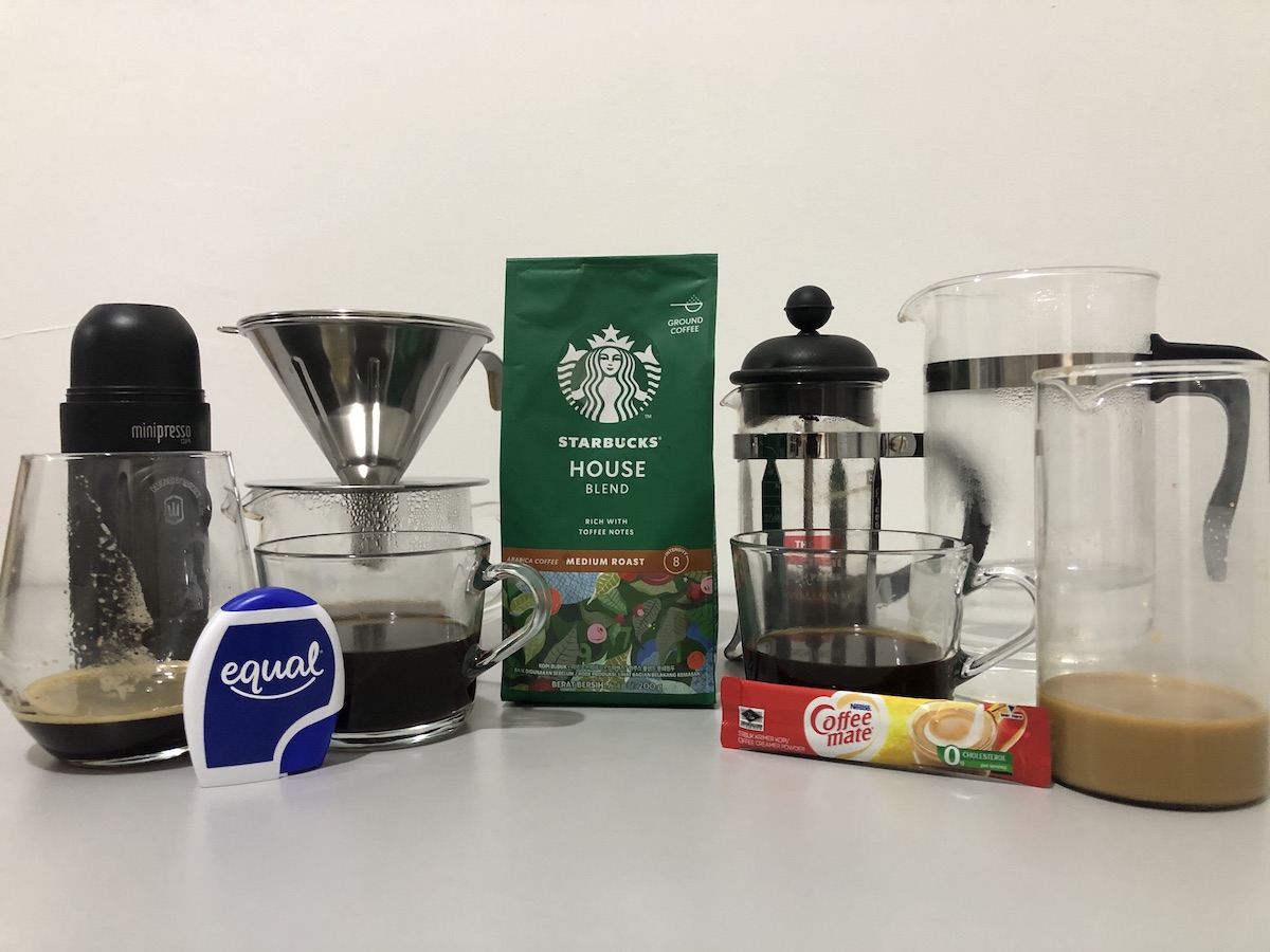 I taste tested Starbucks House Blend medium roast ground coffee (with