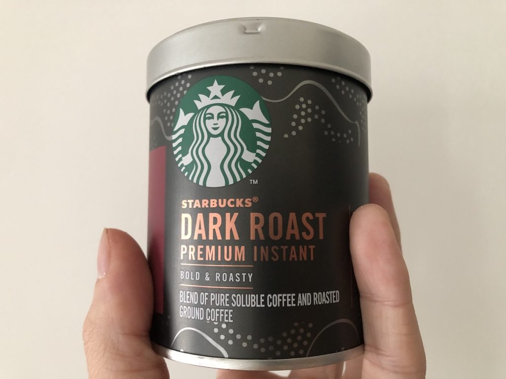 can of starbucks premium instant coffee