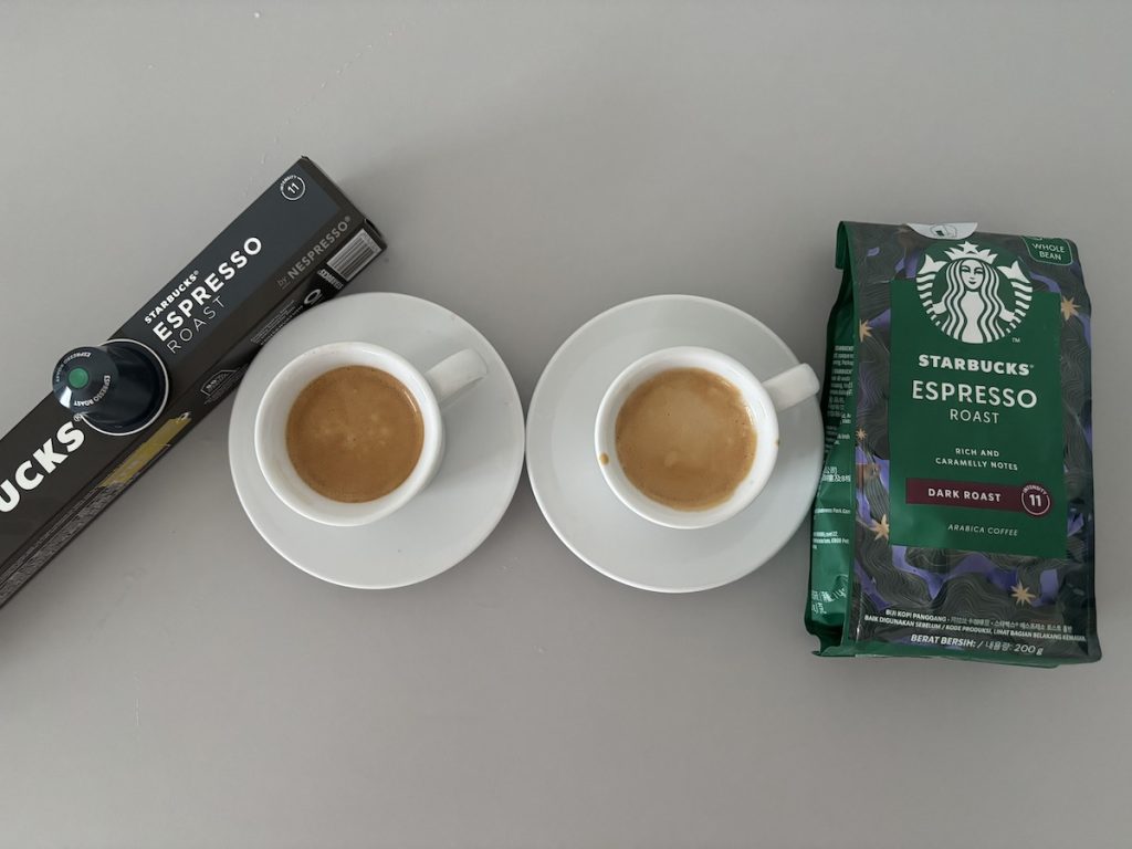 starbucks espresso roast pod coffee and espresso made from beans